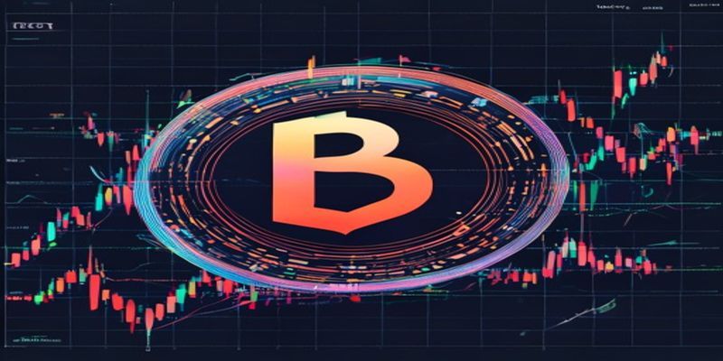 SUI perpetual order book depth chart showing bid-ask spread on Binance